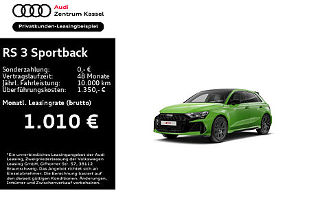 Audi RS3 RS 3 Sportback Matrix Pano SONOS HuD Carbon Kam.