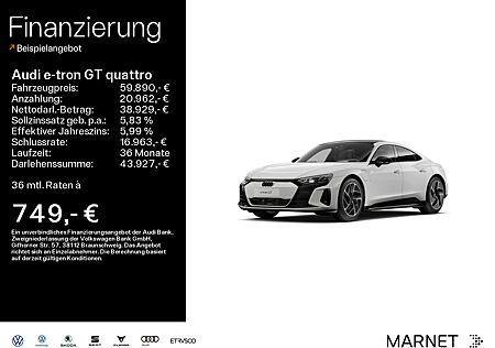 Audi e-tron GT quattro*Navi*Matrix*Alu*B&O*PDC*Pano*Kamera*Sitzheizung