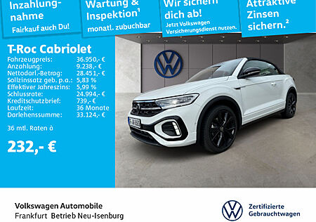 VW T-Roc Cabriolet 1.5 TSI DSG R-Line Navi IQ.Light LM 19" Cabrio 1.5 TSI R-Line