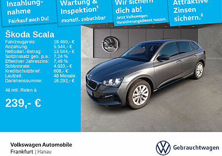 Skoda Scala 1.0 TSI Ambition AHK LED Heckleuchten Leichtmetallfelgen