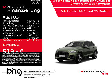 Audi Q5 40 TDI quattro S-Line Virtual Navi Kamera APS