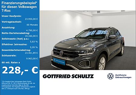 VW T-Roc LIFE TSI CONNECT LED EPH NAVI SITZHZG