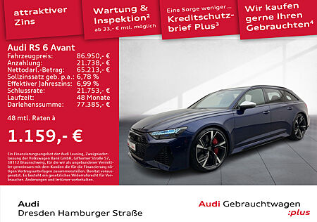 Audi RS6 RS 6 Avant 4.0TFSI Dynamik-Paket plus Nachtsicht