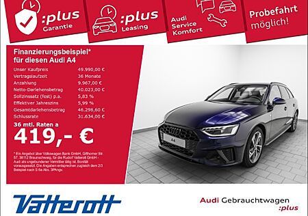 Audi A4 Avant S line 40 TDI S tronic ACC LED Navi AHK