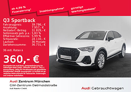 Audi Q3 Sportback 45 TFSI e S line S tronic Kamera/Virtual/Matrix