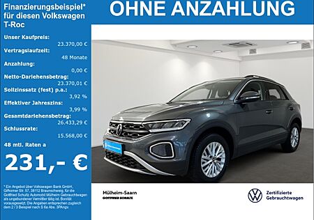 VW T-Roc 1.0 TSI Life App-Connect Navi DAB LED