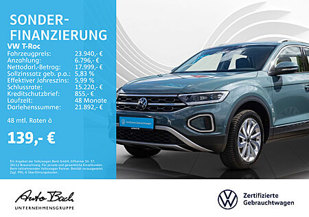 VW T-Roc 1.0 TSI Style, Navi, LED, Standheizung, App-Connect, Digital Cockpit Pro