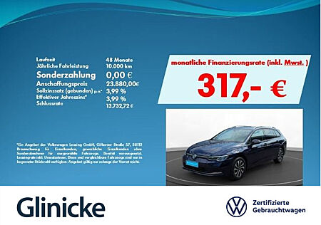 VW Golf Variant Golf VIII Variant 1.5 TSI Life LED Navi SiHz