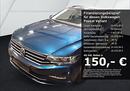 VW Passat Variant 2.0 TDI DSG Business 0,99% AHK-klappbar Navi LED Kurvenlicht Sperrdiff. ACC