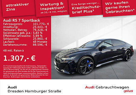 Audi RS7 RS 7 Sportback 4.0 TFSI Dynamik-Paket plus Pano