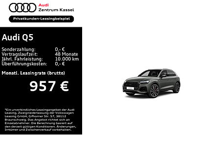 Audi Q5 S line 55 TFSI e quattro AHK B&O HuD 360° Kam