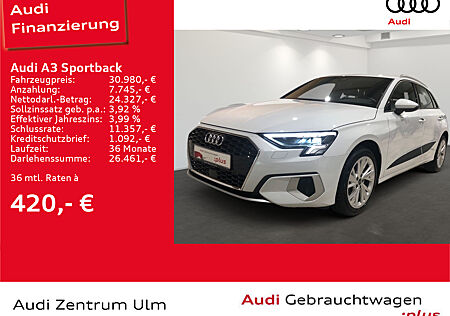 Audi A3 Sportback advanced 30 TFSI S tronic AHK PDC