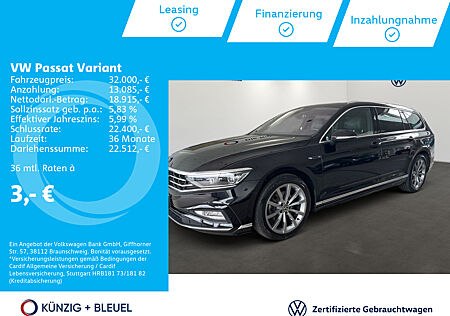 VW Passat Variant Elegance 2,0 l TDI DSG*R-Line*LED*AHK*NAV*Pano*ACC