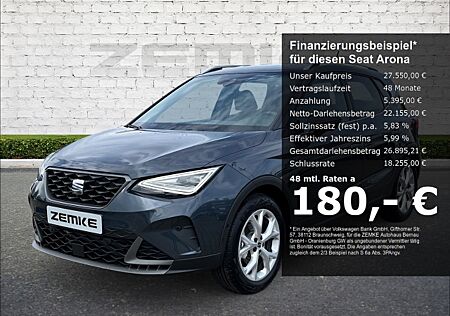 Seat Arona 1.0 TSI FR Navi Leder digitales Cockpit LED Sperrdiff. Apple CarPlay Android Auto