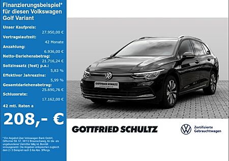 VW Golf Variant VIII 1.0 eTSI DSG Move Navi LED RFK