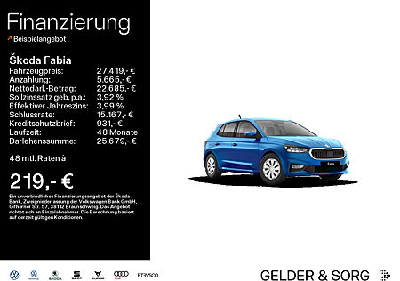 Skoda Fabia Selection 1.0 TSI DSG KESSY | RFK | LED