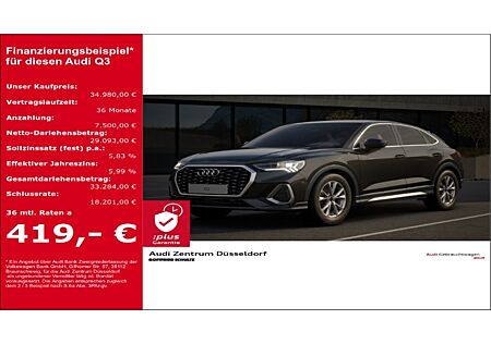 Audi Q3 Sportback 35 TFSI MMI VIRTUAL LANE PDC S line