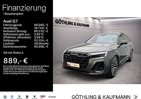 Audi Q7 50 TDI qu 2x S line tip*EUPE 125.980*B&O*HUD*7-Sitzer*Pano*Laser*Standh*Virtual*Navi+*Assistenz*ARL*Optik*AHK*