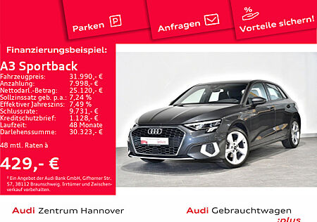 Audi A3 Sportback 35 TDI Advanced Kamera LED Navi virtual