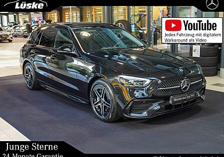 Mercedes-Benz C 220 d T AMG Line Night Pano Memory Anhängevorr