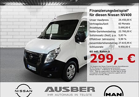 Nissan NV400 Kastenwagen L2H2 3,5t COMFORT AHK 6MT GJR RFK Holzboden Blechtrennwand