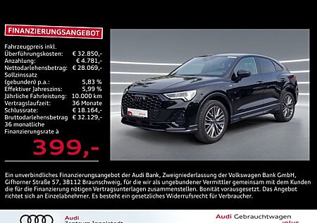 Audi Q3 Sportback S line 35 TFSI edition Optik-schw+