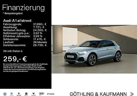 Audi A1 allstreet 35 TFSI S tro*Sonos*LED*Virtual*Navi+*Teilleder*Kamera*