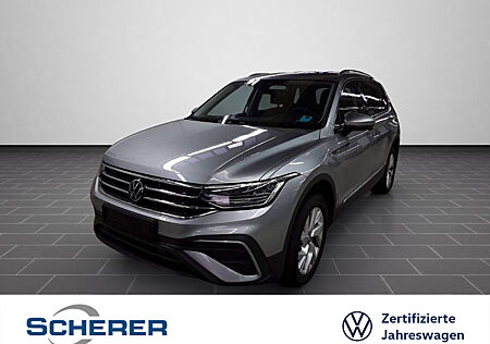 VW Tiguan Allspace 1.5 TSI DSG Life, 7-Sitzer, Navi, AHK, Sitzh., el. Klappe