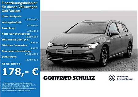 VW Golf Variant VIII 1.0 TSI Move Navi LED PDC SHZ