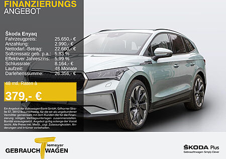 Skoda Enyaq iV 60 LODGE LM21 eSITZE WÄRMEPUMPE KAMERA