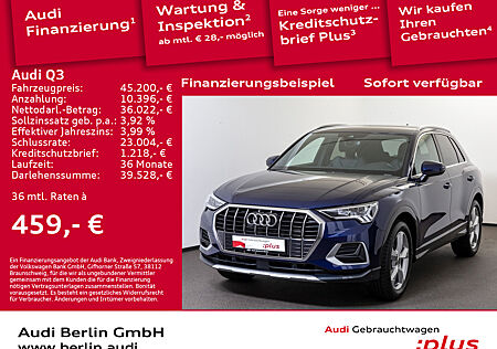 Audi Q3 advanced 35 TFSI S tr. AHK NAVI VIRTC PDC