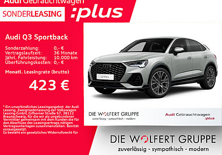 Audi Q3 Sportback S line 45 TFSI e S tronic SONOS+ACC