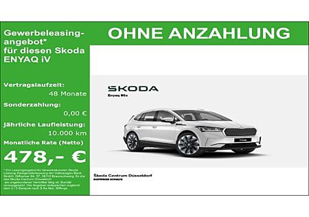 Skoda Enyaq iV 85x L&K 82 kWh Batterie Elektromotor 210 1-Gang-Automatik Leder Pano KameraLeder+Pano+Kamera