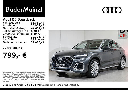 Audi Q5 Sportback 55 TFSIe quattro S line HUD Matrix