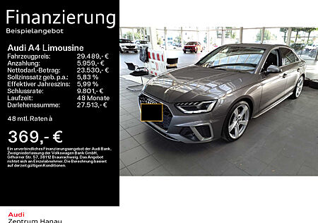 Audi A4 Limousine 40 TFSI QU S LINE *NAVI*LED*KAMERA*