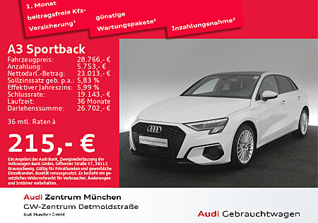 Audi A3 Sportback 40 TFSI e advanced Pano HUD Navi LED S tronic