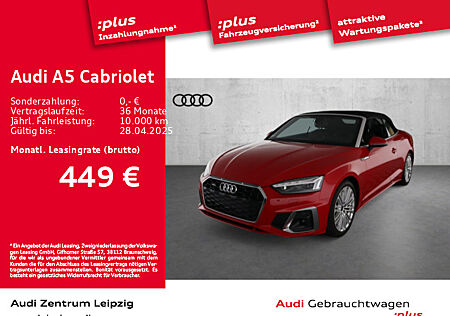 Audi A5 Cabriolet 40 TFSI qu S line *Laserlicht*AHK*