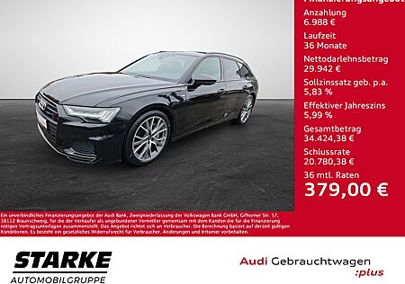 Audi A6 Avant 45 TDI quattro sport S-line NaviPlus Matrix B&O 20-Zoll OptikPaket-schwarz GRA ACC APS-Plus SHZ