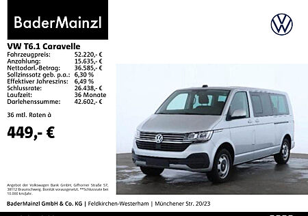 VW T6 Caravelle T6.1 Caravelle 2.0 TDI DSG LR Lang 8Si SHZ AHK ACC