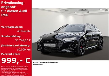 Audi RS6 Allrad HUD AD StandHZG AHK-klappbar El. Navi Leder digitales Cockpit AVANT