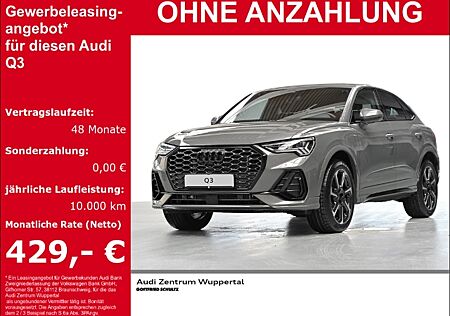 Audi Q3 SPORTBACK S LINE 35 TFSI AHK-klappbar Cockpit Soundsystem 360 Kamera LED