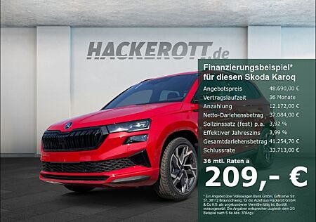 Skoda Karoq Sportline 2.0 TSI DSG 4x4 AHK Navi Pano