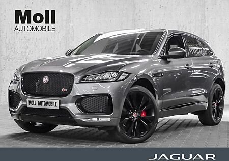 Jaguar F-Pace S AWD Allrad AD El. Panodach Panorama Leder Meridian LED Scheinwerferreg. Sperrdiff.