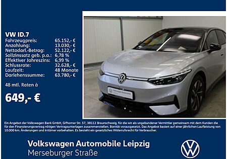 VW ID.7 Pro 210 kW 77 kWh AHK*IQ.LIGHT*ERGO-ACTIVE