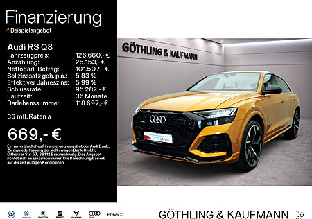 Audi RS Q8 *EUPE 176.775*Keramik*305 km/h*HUD*B&O*Pano*Matrxi*Standh*Virtual*Navi+*Assistenz*Keyless*NSA*AHK*