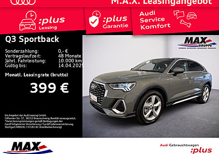 Audi Q3 Sportback 45 TFSI e S LINE LED+AHK+NAV+VC+ALU