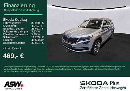 Skoda Kodiaq Drive125 4x4 2.0TDI DSG LED NAVI AHK 360°