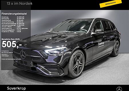 Mercedes-Benz C 200 d T AMG NIGHT DISTR SPUR 360 AHK PDC MEMO