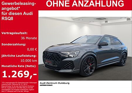 Audi RS Q8 RSQ8 HUD Luftfederung AD AHK Navi Leder Cockpit Memory Sitze Soundsystem B & O sofort verfügbar!