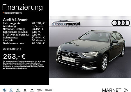 Audi A4 Avant Advanced 35 TDI*Navi*Matrix*Alu*AHK*PDC*Virtual Cockpit*Kamera*Sitzheizung